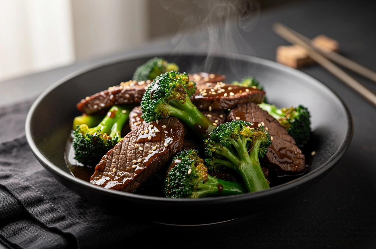 Carne con Brócoli