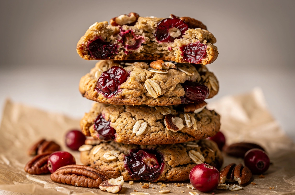 Galletas de Avena, Arándanos y Maple