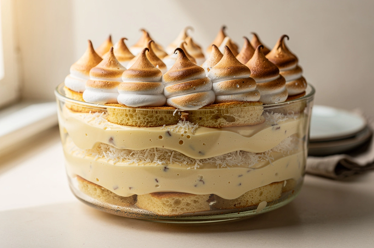 Postre Borracho de Coco