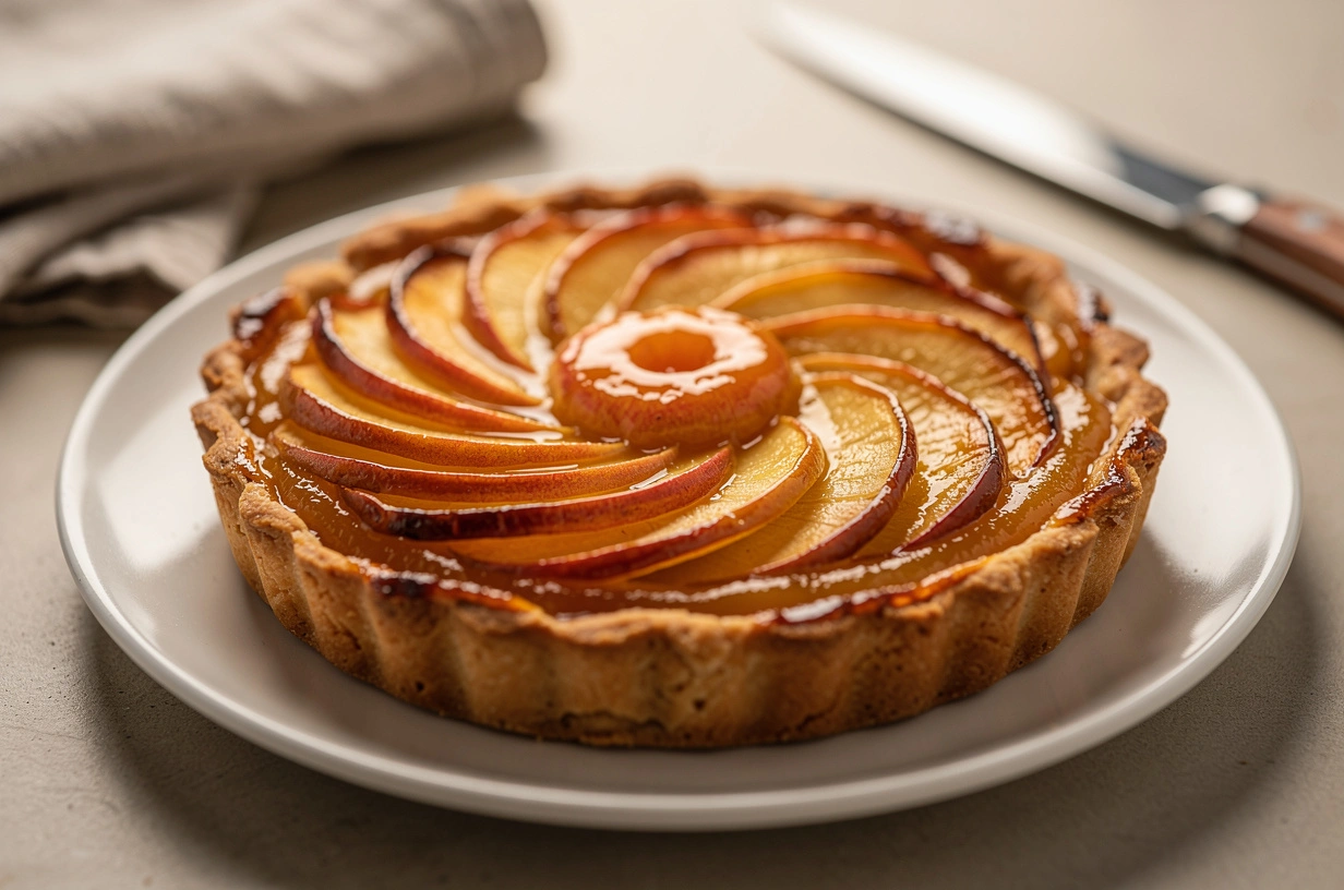 Tarta de manzana francesa